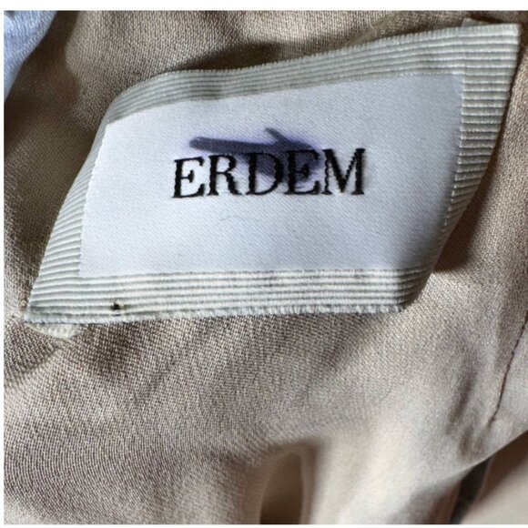 Erdem Fit and Flare Long Sleeve Lace Dress, Light Blue, Size US 10, UK 14 - Picture 6 of 6